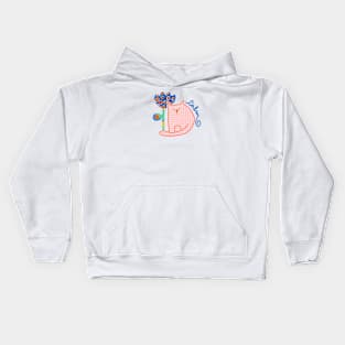 CAT MEDITATING IN NATURE Kids Hoodie